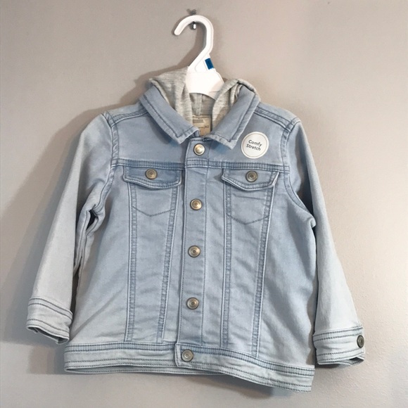 First Impressions Other - Kids 24M Denim Jacket with Hoodie